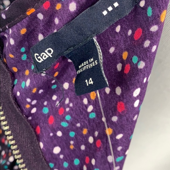 GAP purple adjustable shoulder strap dress, NWT - Picture 5 of 8